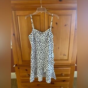 Bar III Monochrome Patterned Dress